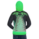 ALIEN "VISITS" BEAR Unisex Hoodie - Tokinart, LLC
