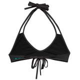 Black to Grey Reversible Bikini Top