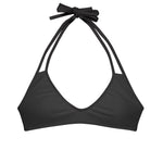 Black to Grey Reversible Bikini Top