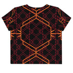 Merging Lines- Crop Tee