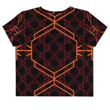 Merging Lines- Crop Tee