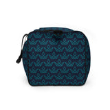 Teal and Navy Princess Crown Duffle bag