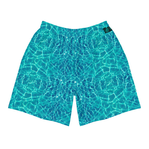 Water Ripples- Athletic Long Shorts