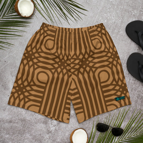 Retro Swirl- Athletic Long Shorts