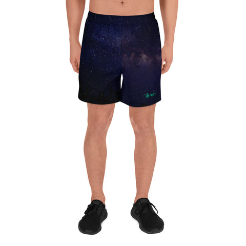 NightSky- Athletic Long Shorts