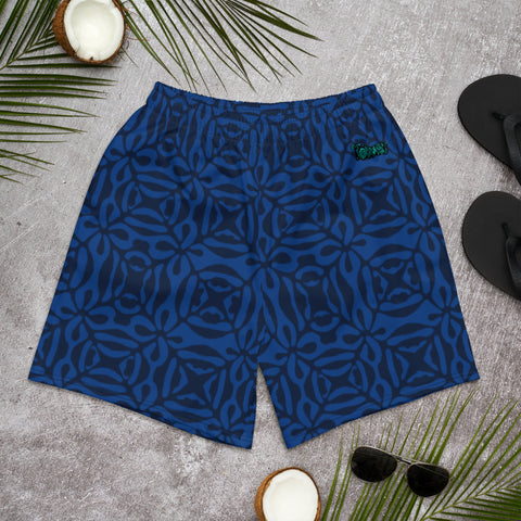 Blue Lagoon- Athletic Long Shorts