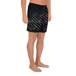 Abstract Space- Athletic Long Shorts
