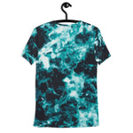 Teal Lava- Athletic T-Shirt