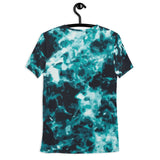 Teal Lava- Athletic T-Shirt