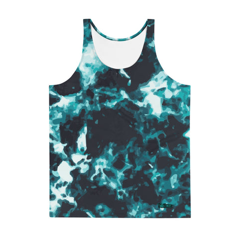 Teal Lava- Tank Top
