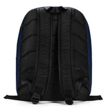 Teal & Navy Princess Crown Minimalist Backpack