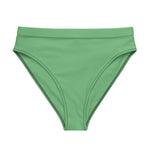 Green - Recycled Material high-waisted bikini bottom