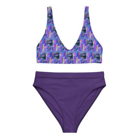 Crystal Moon- Recycled Material- High-Waisted Bikini