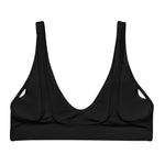 Black- Padded Bikini Top- Recycled Material
