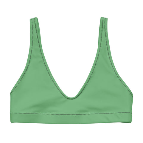 Geen- Recyled Material padded bikini top