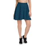 Teal and Navy Princess Crown Flow Skirt