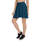 Teal and Navy Princess Crown Flow Skirt