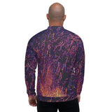 Blue Fire- Bomber Jacket