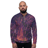 Blue Fire- Bomber Jacket