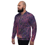 Blue Fire- Bomber Jacket
