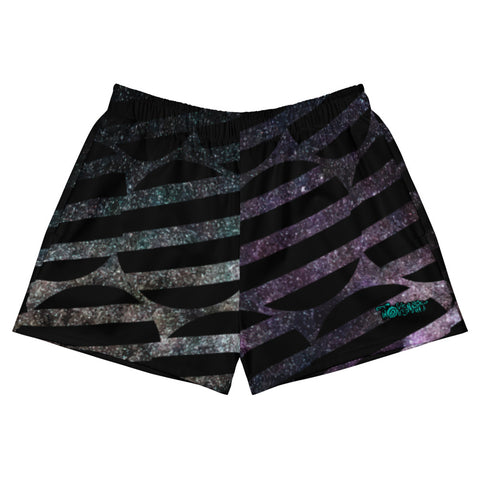 Abstract Space-Athletic Short Shorts