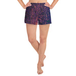 Blue Fire- Athletic Short Shorts