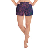 Blue Fire- Athletic Short Shorts