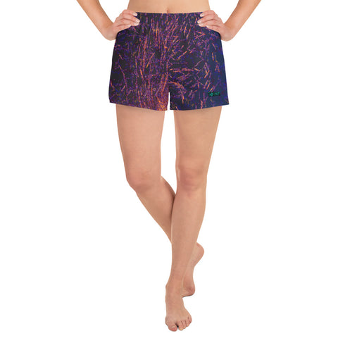 Blue Fire- Athletic Short Shorts