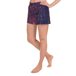 Blue Fire- Athletic Short Shorts