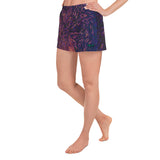 Blue Fire- Athletic Short Shorts