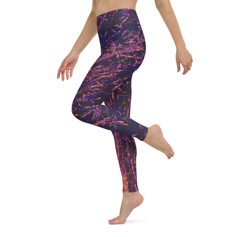 Blue Fire- Yoga Leggings (xs-xl)