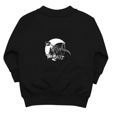 Baby Dino Skeleton Bomber Jacket- Embroidered Back - Tokinart, LLC