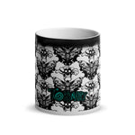 Death's- Head Moth Glossy Magic Mug - Tokinart, LLC