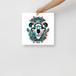 3d Bear- Poster