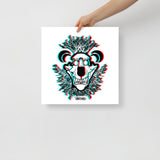 3d Bear- Poster