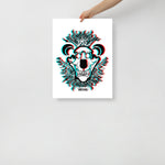 3d Bear- Poster