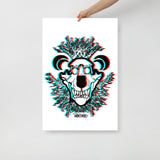 3d Bear- Poster