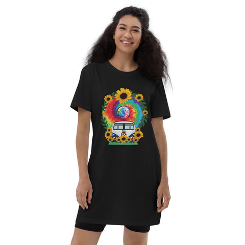 Love Bus- Organic cotton T-Shirt Dress