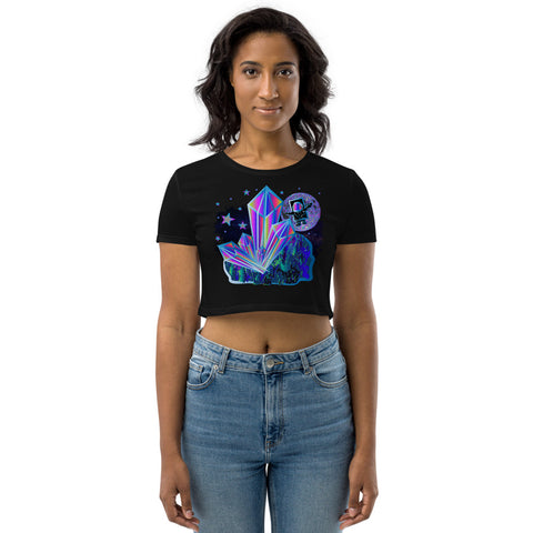 Crystal Spaces- Organic Crop Top