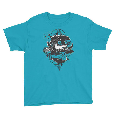 Polarice on Blue Kids T-Shirt - Tokinart, LLC