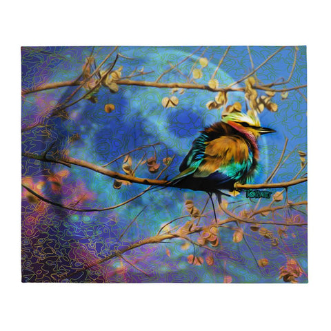 Songs of Colour Throw Blanket - Tokinart, LLC