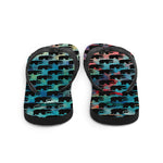 Bear on Paint- Flip-Flops