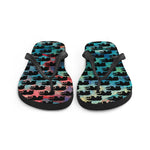 Bear on Paint- Flip-Flops