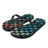 Bear on Paint- Flip-Flops