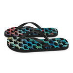 Bear on Paint- Flip-Flops