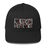 Tie-Dye Peace Structured Twill Cap - Tokinart, LLC