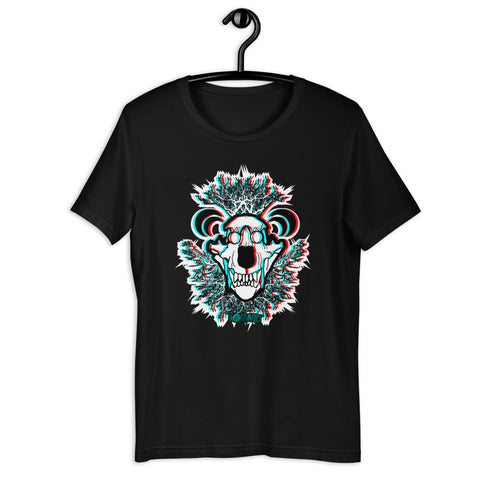 3-D Bear- Short-Sleeve Unisex T-Shirt