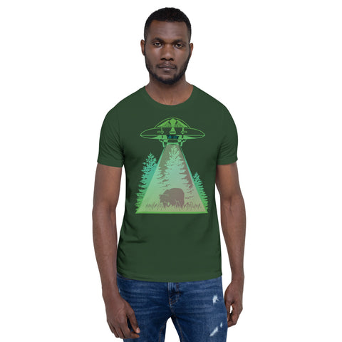 Alien Visits Bear T-Shirt