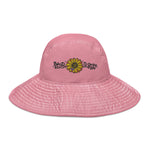 Bad Bitch Flower Queen Wide Brim Bucket Hat