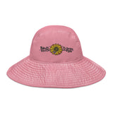 Bad Bitch Flower Queen Wide Brim Bucket Hat